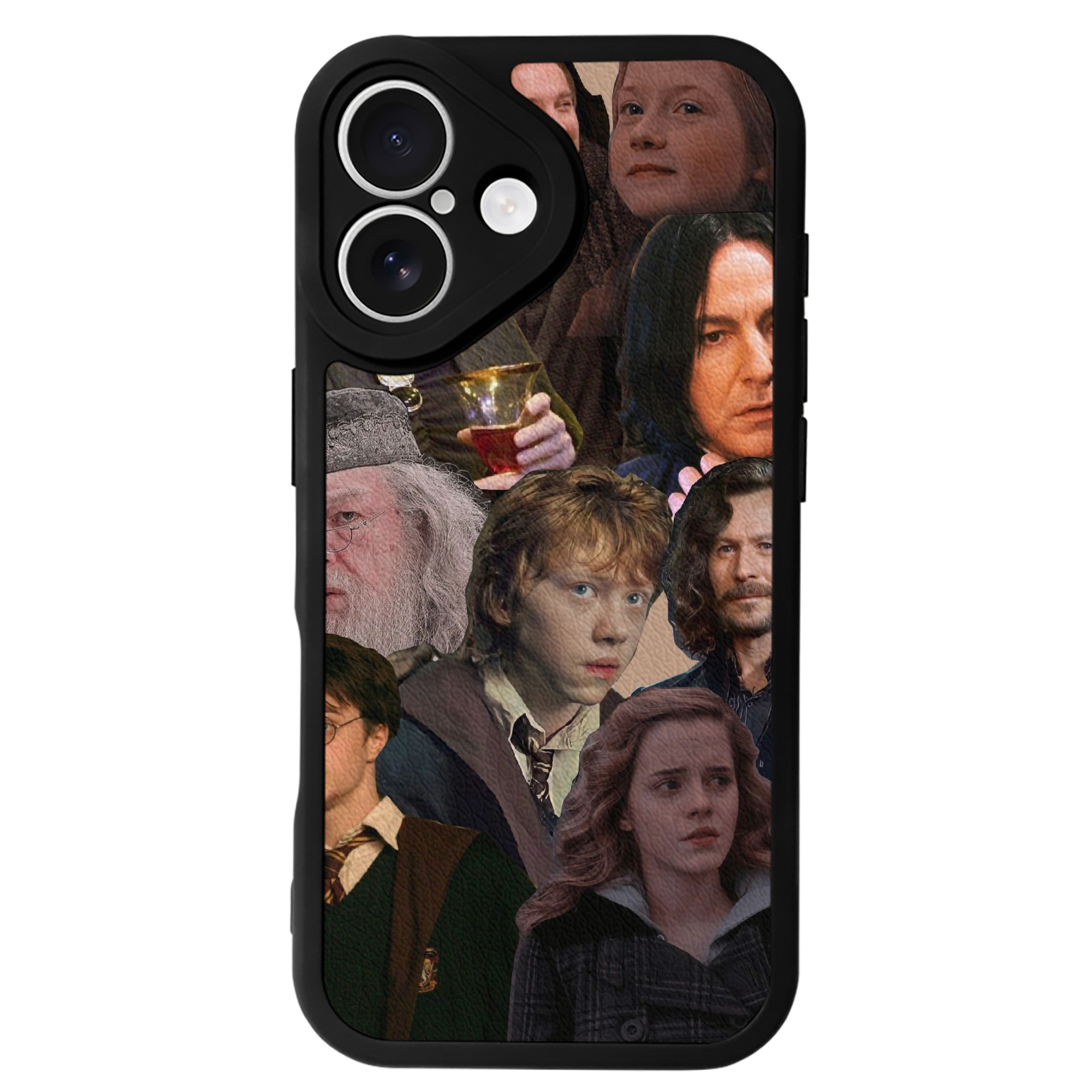 （画像用） Harry Potter ハリー・ポッターシリーズ 【iPhone 16シリーズ対応】シリコンスマホケース（レザー調） 材質：シリコン